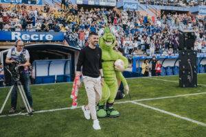 David Villa embajador de Gañafote Cup en Huelva